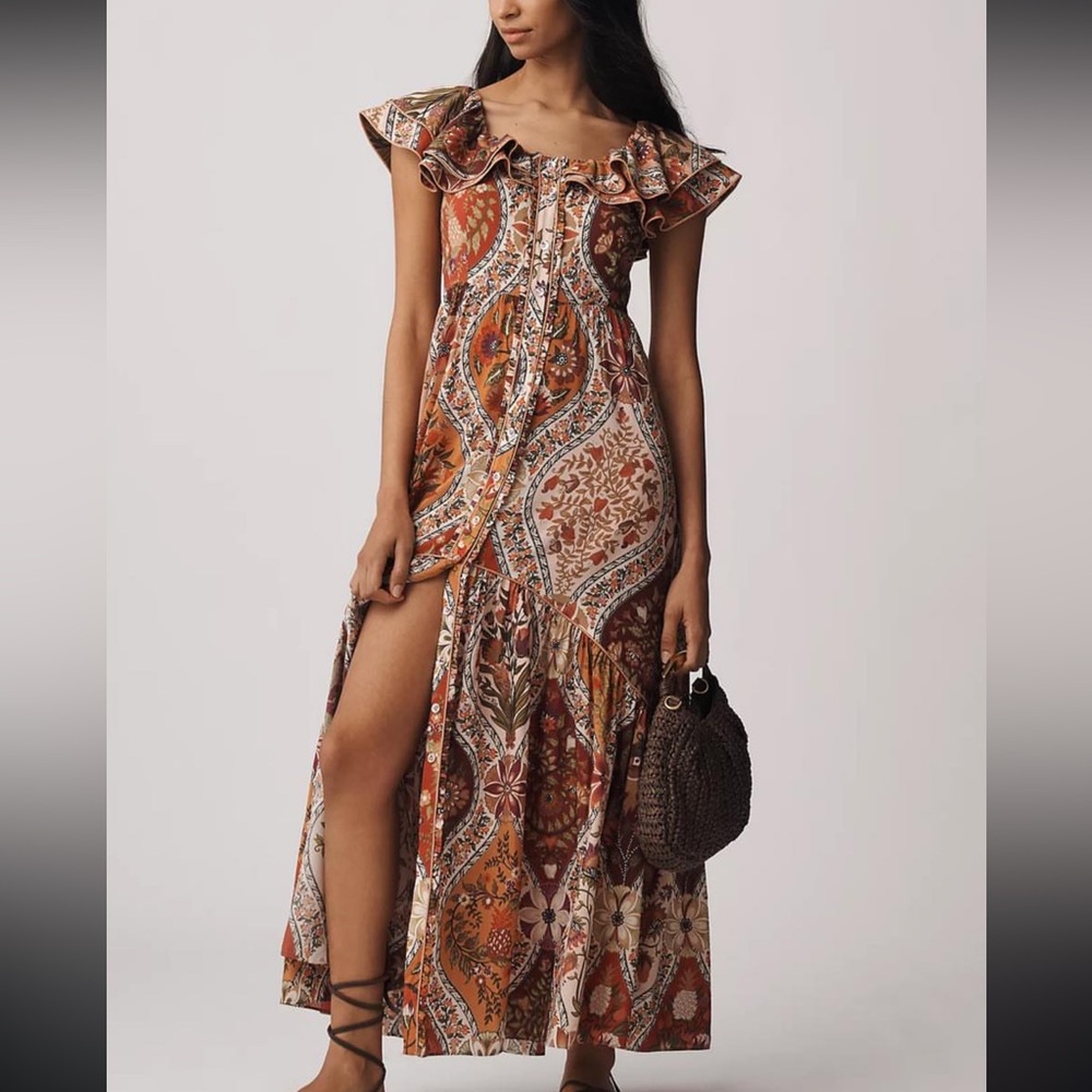 Farm Rio ruffle flirty dress